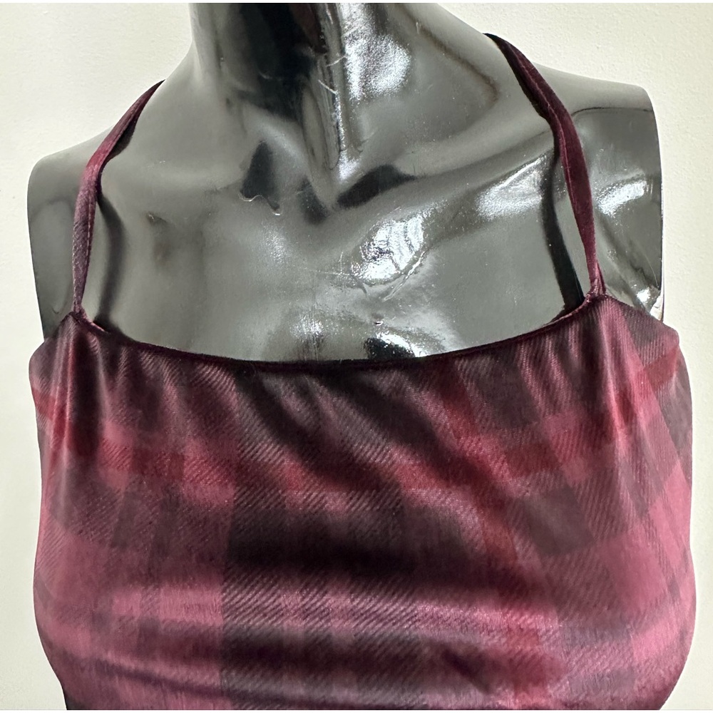 NASTY GAL.  Velvet spaghetti strap dress.  Size 8 dress